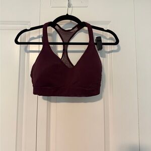 Lululemon Red Sports Bra Racerback Design